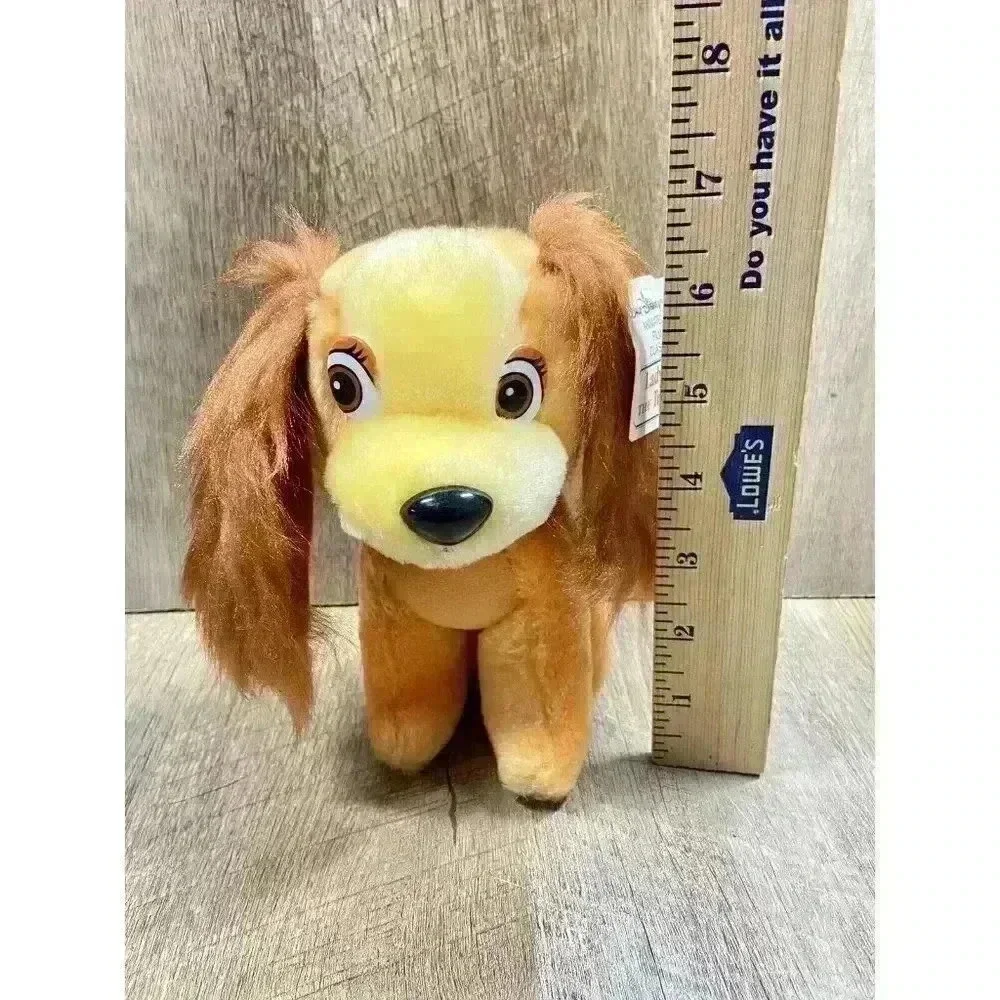 Vintage 1985 Walt Disney Classic Lady And The Tramp Stuffed Plush Lady Dog NWT